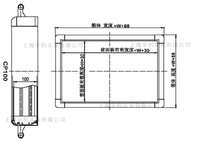 XJ100悬臂操作箱图纸